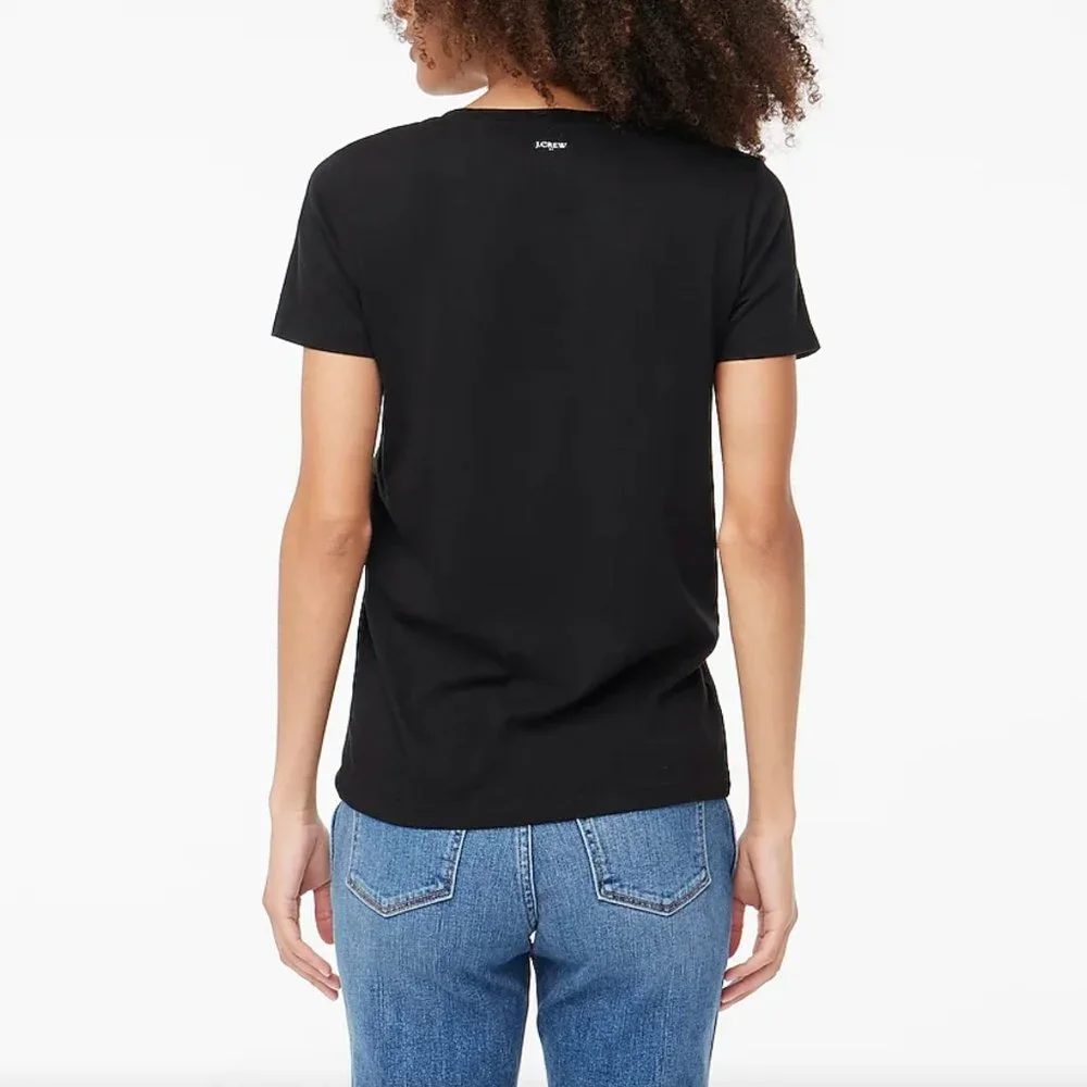 ๐๏ธ 2/$40 Sale ๐๏ธ NWT J.Crew Factory "Just here for the boos" tee - Picture 3 of 4